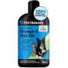 imageOmega 3 Fish Oil for Cats ampamp Dogs 16oz Wild Caught Omega 3 Fish Oil for Dogs Skin and Coat Supplement Supports Shedding Skin ampamp Coat Immunity Joint Brain ampamp Heart EPA  DHAFish Oil