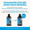 imageOmega 3 Fish Oil for Cats ampamp Dogs 16oz Wild Caught Omega 3 Fish Oil for Dogs Skin and Coat Supplement Supports Shedding Skin ampamp Coat Immunity Joint Brain ampamp Heart EPA  DHAFish Oil