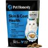 imageCat Skin ampamp Coat Health Crunchy ampamp Creamy Chews  Omegas Vitamin C  E Biotin Supplement Soothes Skin and Promotes Shiny Coat Cat Supplements ampamp Vitamins  Chicken 30Day Supply