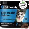 imageWild Alaskan Salmon Oil Omega3 Fish Oil for Dogs and Cats Fatty Acids Salmon Oil for Dogs Skin and Coat Health Pure Dog Food Topper Supports Joints Brain ampamp Heart Health  32ozSalmon Chews