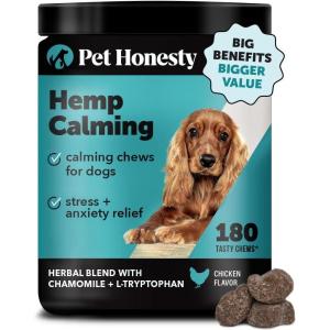 imageCalming Chews for Cats  Cat Anxiety Relief  Helps Reduce Stress  Behavioral Support ampamp Promotes Relaxation for Travel Boarding Vet Visits Separation Anxiety  Chicken 30Day SupplyChicken  180ct