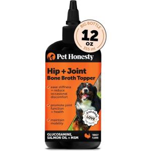 imageCat Hip ampamp Joint Health Crunchy ampamp Creamy Chews  Cat Joint Support Supplement with Glucosamine Health Supplies ampamp Hip Support for Indoor ampamp Outdoor Cats Chicken 30Day SupplyTurkey Bone Broth