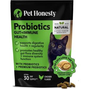 imageCat Urinary Tract Health Crunchy ampamp Creamy Chews  Promotes Healthy Digestion ampamp Normal Bladder Function with Cranberry Antioxidants ampamp Probiotics  Kidney  Bladder Support Supplement 30 Day SupplyDaily Probiotics