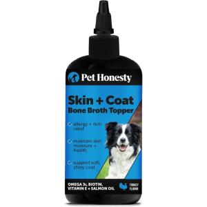 imageOmega 3 Fish Oil for Cats ampamp Dogs 16oz Wild Caught Omega 3 Fish Oil for Dogs Skin and Coat Supplement Supports Shedding Skin ampamp Coat Immunity Joint Brain ampamp Heart EPA  DHATurkey Bone Broth