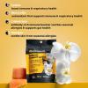 imageCat Immune Support Lysine  Cat Allergy Relief  Sneezing Runny Nose Watery Eyes  Cat Supplements ampamp Vitamins with Omega 3s LLysine Antioxidants Colostrum  Chicken 30 Day Supply