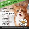 imageCat Skin ampamp Coat Health ampamp Hairball Support Bundle Omegas ampamp Biotin Chews for Shiny Coat ampamp Furball Remedy Chicken 30Day Supply