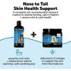 imageChlorhexidine Shampoo  Skin Health Salmon Bundle  Itch Relief Shiny Dog Coat Dog Shampoo for Allergies 100 Natural Fish Oil with Omega3s Reduce Shedding Healthy Skin ampamp Coat
