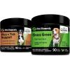 imageFlea ampamp Tick Support  Grass Green Bundle  Natural Flea and Tick Soft Chew for Dogs Pest Defense Oral Flea Pills for Dog Itch Relief Digestive Enzyme for Dogs Dog Pee Grass Lawn Spot S