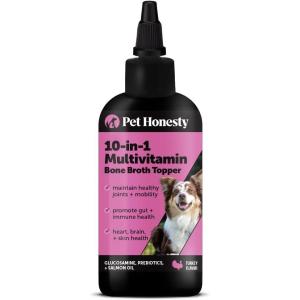 imageCat Multivitamin Crunchy ampamp Creamy Chews  Cat Treats for Health  Immune Joint Support Skin ampamp Coat ampamp Digestion  Vitamins with Omega 3s Lysine ampamp Probiotics 30 Day SupplyTurkey Bone Broth
