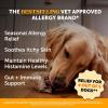 imageAllergy Support Fresh  Dental Sticks for Dogs  Dental Dog Chews  Immune Health  Allergy Support for Dogs  Freshen Dog Breath Reduce Plaque  Tartar  30 SticksPeanut Butter