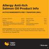 imageDog Allergy Relief Salmon Oil for Seasonal Itch Relief for Dogs Omega3 for Dogs Dog Skin and Coat Supplement May Reduce Shedding ampamp Itching Joint Brain ampamp Heart Health 16 oz