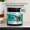 imageDog Breath Freshener Dental Powder for Teeth Cleaning Plaque Off Dental Care for Large Dogs Tartar Remover for Teeth with Natural Herbal Blend  Postbiotics Mint  60 ServingsMint