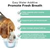 imageOral Hygiene Dental Water Additive  Dog Mouthwash  Teeth Cleaning  Keeps Teeth  Gums Clean  Freshens Breath  Targets Plaque  Tartar  8 ozDental Health Water