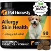 imageAllergy Skin Health  Allergy Itch Relief Fish Oil for Dogs Probiotics for Healthy Skin Shiny Coats Helps Reduce Normal Shedding Soft Chews for Healthy Skin ampamp Coat  90 Ct Salmon
