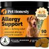 imageAllergy Support Fresh  Dental Sticks for Dogs  Dental Dog Chews  Immune Health  Allergy Support for Dogs  Freshen Dog Breath Reduce Plaque  Tartar  30 SticksPeanut Butter