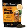 imageAllergy Support Fresh  Dental Sticks for Dogs  Dental Dog Chews  Immune Health  Allergy Support for Dogs  Freshen Dog Breath Reduce Plaque  Tartar  30 SticksPumpkinPB