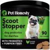 imagePumpkin Fiber Powder Supplement for Dogs  All Natural Dog Probiotic with Psyllium Husk Pumpkin Seeds and Apple Pectin for Healthy Digestion 90 ScoopsChicken Scoot Stopper
