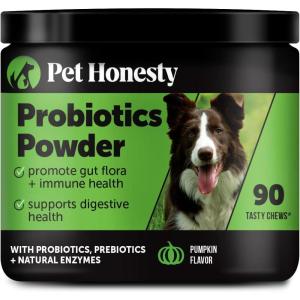 imageProbiotics for Dogs  Digestive Enzymes Promotes Gut Health Dog Probiotics for Diarrhea ampamp Bowel Support Prebiotics for Immunity Health ampamp Itch Relief Pumpkin 180 ctProbiotic Powder