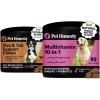 imageFlea and Tick Prevention ampamp Multivitamin Bundle Natural Flea Chews ampamp Dog Vitamins with Glucosamine for Skin and Coat Bacon ampamp Peanut Butter 90 ct