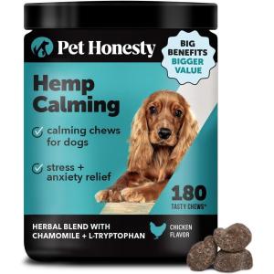 imagePet Honesty Calming Fresh Sticks for Dogs  Dental Chews to Support Relaxed Behavior Oral Health and Fresh Breath  30 ctChicken  180ct